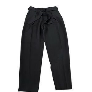 Ralph Lauren‎ Women's Black High Waist Tie-Waist Dress Pants Size 2 & 6